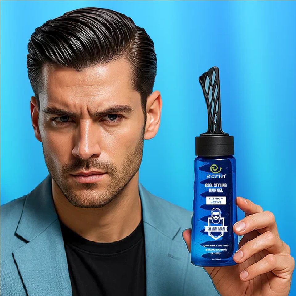 Original ECRIN COOL STYLING HAIR GEL WITH ACTIVE COLLAGEN 280ml