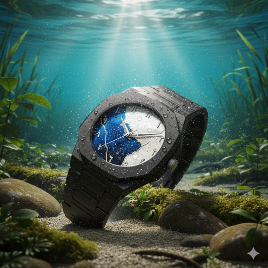 Arabic Aura Watch Light weight Fiber Wrist watch
