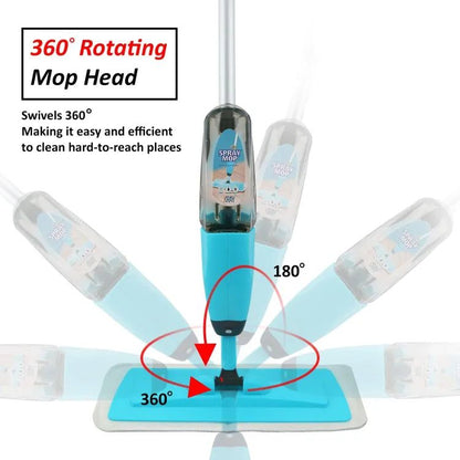 Magic Spray Mop with Extendable Handle | Microfiber Mop For Flo