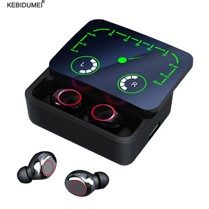 M90 Max TWS Wireless Earbuds – HiFi Stereo, 1200mAh Battery, Noise Canceling & Touch Control
