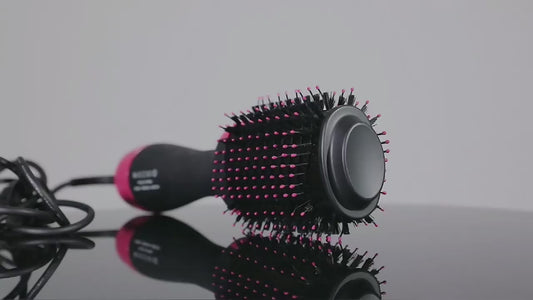 Hot Air Brush Multi-Function Hair Dryer Straightener Curler Comb One Step Professional Salon Hair Styler