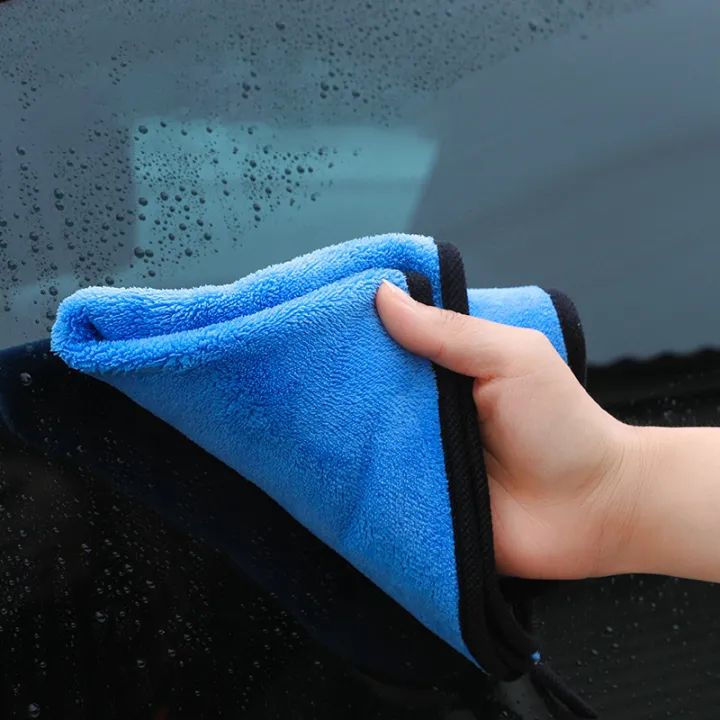 vSuper Absorption Car Wash Microfiber Towel Home Appliances Glass Cleaning Washing Clothes High Density Coral Velvet Wash Towel